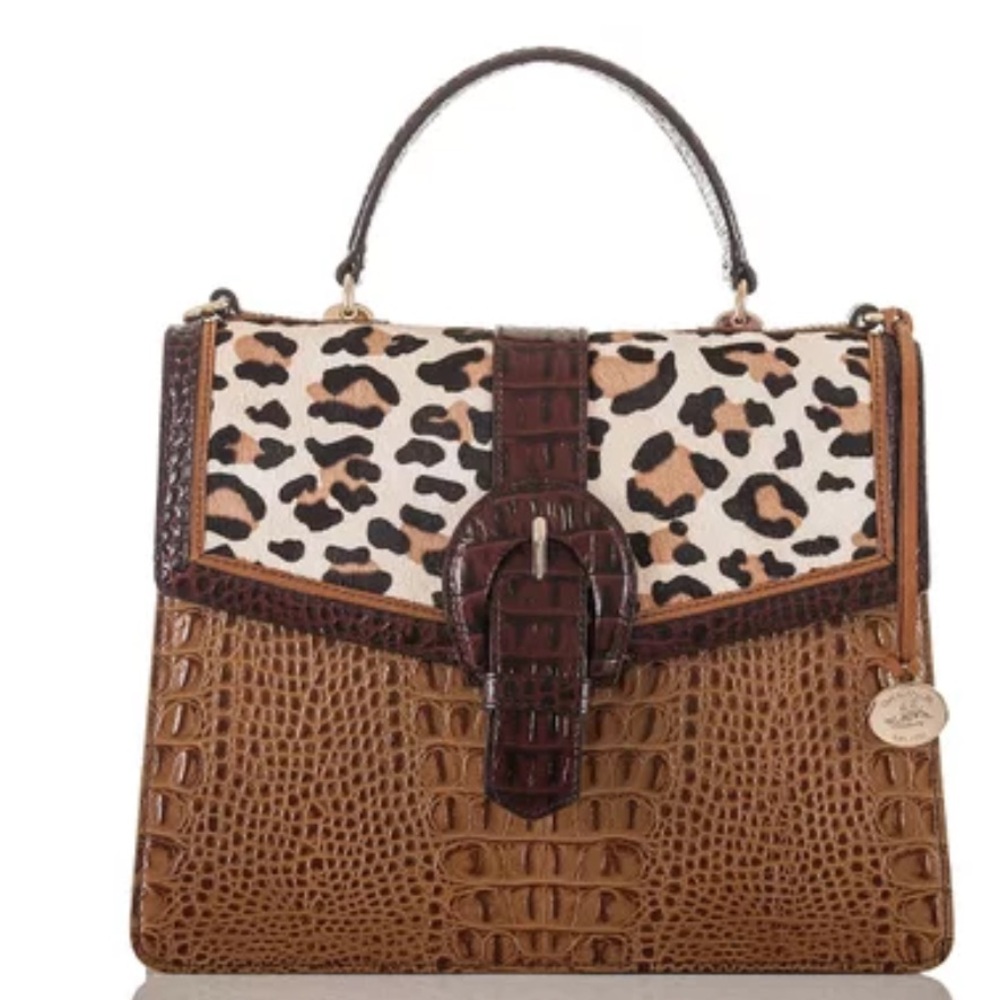 COPY - Brahmin Gabriella Capella.  Textured Tan handbag